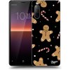 Pouzdro a kryt na mobilní telefon Sony Picasee silikonové Sony Xperia 10 II - Gingerbread černé