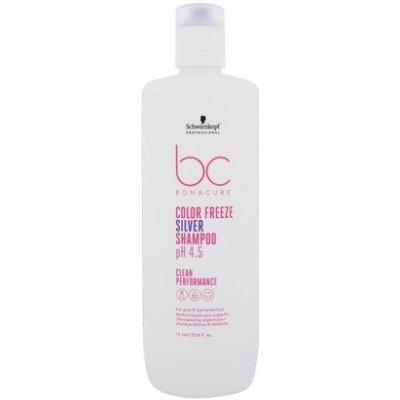 Schwarzkopf Professional BC Bonacure Color Freeze Silver stříbrný šampon pro blond a melírované vlasy 1000 ml – Zboží Mobilmania