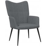 VidaXL 327942 relaxační tmavě šedá textil – Zboží Dáma