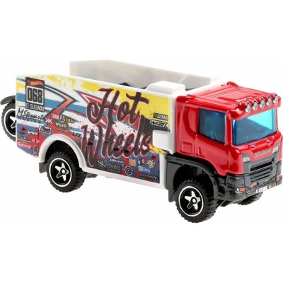 Toys Hot Wheels Track Stars Trailers Scania Rally Truck
