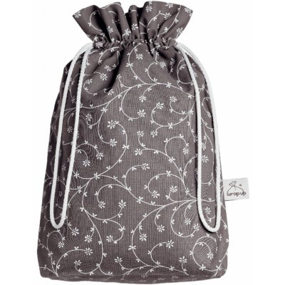 Malý wrapáček M - Šedý s ornamentem – Zboží Dáma