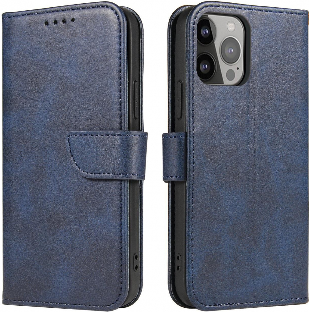 Pouzdro Magnet Case elegantní iPhone 14 modré