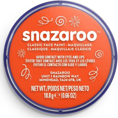 Snazaroo barva na obličej 18 ml Oranžová Dark Orange – Sleviste.cz