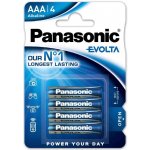 Panasonic EVOLTA Platinum AAA 4ks 00266499 – Zboží Mobilmania