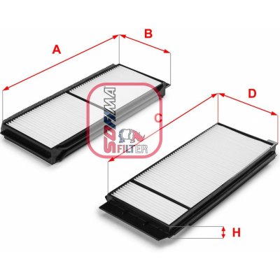 Filtr, vzduch v interiéru SOFIMA S 3120 C – Zbozi.Blesk.cz