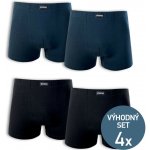 Knitva boxerky set 4 kusů 2x černé + 2x modré – Zboží Mobilmania