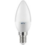 GTV LED, C30, SMD 2835, 4000 K, E14, 6 W, AC 220–240 V, vyzařovací úhel 160°, 470 lm, 52 mA – Hledejceny.cz