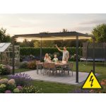 Lanit Plast hliníková bioklimatická pergola Premium Plus 4 x 3 m elektrická LG4092 – Sleviste.cz