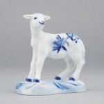 Cibulák Jehně na podstavci s hlavou nahoru 4,5 x 7,0 x 7,5 cm 0,07kg Originál Český porcelán Dubí – Hledejceny.cz