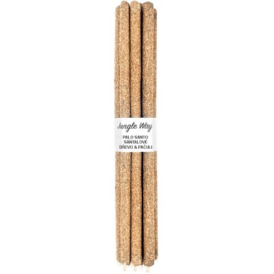 Jungle Way Palo Santo Santalové dřevo & Pačuli vonné tyčinky 10 ks – Hledejceny.cz