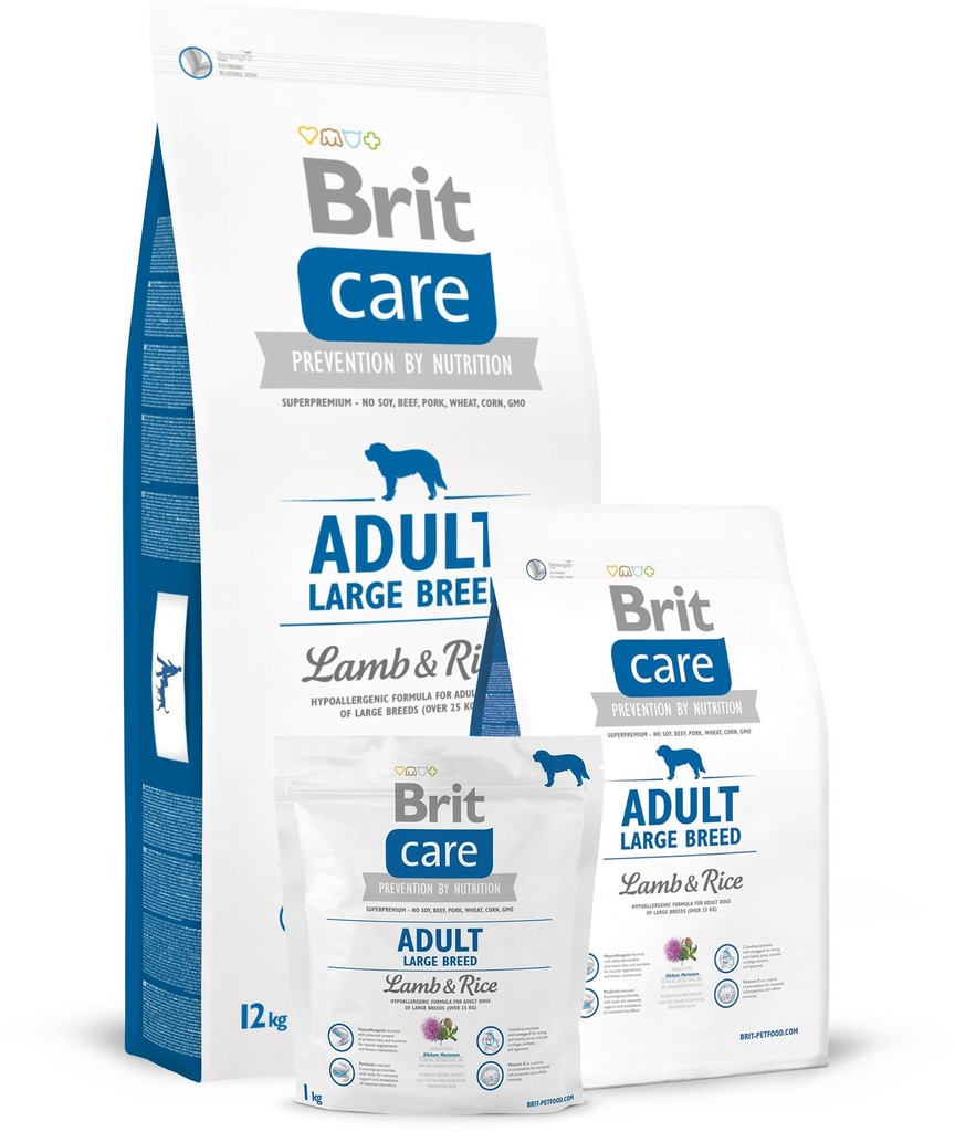 Brit Care Adult Large Breed Lamb & Rice 4 x 12 kg