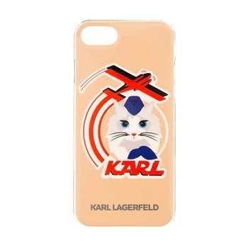 Pouzdro Karl Lagerfeld Choupette Stewart TPU Apple iPhone 7 zlaté