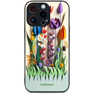 Pouzdro Mobiwear Glossy Apple iPhone 13 Pro - G015G Barevné květinky