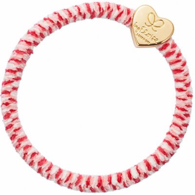 By Eloise London Velvet Gold Heart barva Raspberry Ripple – Zboží Mobilmania