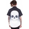 Pánská Košile Iron Fist Death Breath Dip Dyed Black white IFM004003