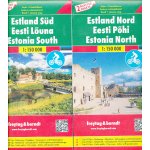cyklomapa Estonia Estonsko 1:150 t. set 2 mapy – Zboží Mobilmania