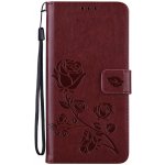 VSECHNONAMOBIL ART Peněženkový kryt Samsung Galaxy A23 / A23 5G ROSE hnědý 43457 – Zboží Živě
