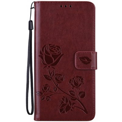 VSECHNONAMOBIL ART Peněženkový kryt Samsung Galaxy A23 / A23 5G ROSE hnědý 43457 – Zboží Živě