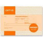Optys 1093 Pokladní doklad A6 samopropisovací 100 listů – Zboží Mobilmania