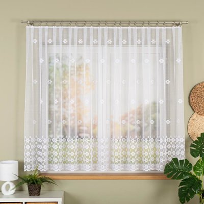 Záclona Johana obšití okrajů a našití stužky 140 – Zbozi.Blesk.cz