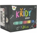 Teddies Křídy barevné chodníkové 24 ks – Sleviste.cz