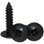 Vrut černý 4,5 x 19 plochý půlkulatý křížový 10ks – Sleviste.cz