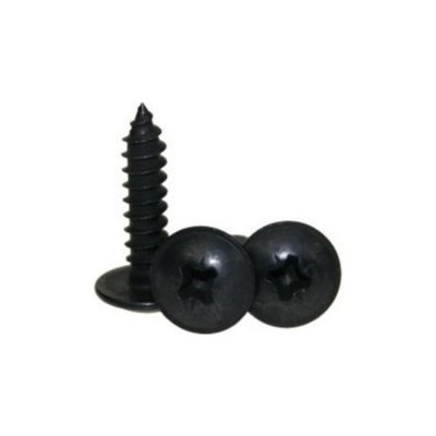 Vrut černý 4,5 x 19 plochý půlkulatý křížový 10ks – Sleviste.cz