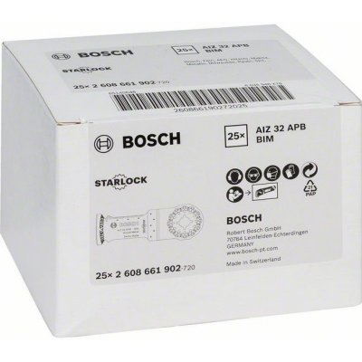 Bosch 2608661902 Bimetalový ponorný pilový list na dřevo a kov AIZ 28 EB Wood and Metal 50 x 28 mm