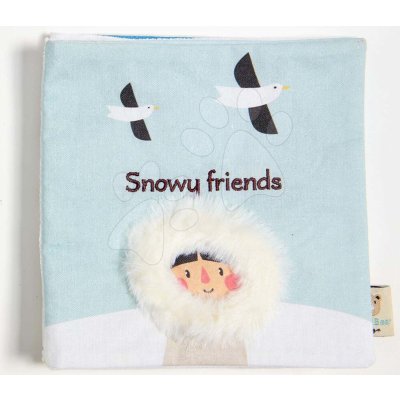 ThreadBear textilní knížka Snowy Friends Activity Book polární zvířátka jemná bavlna – Zboží Mobilmania