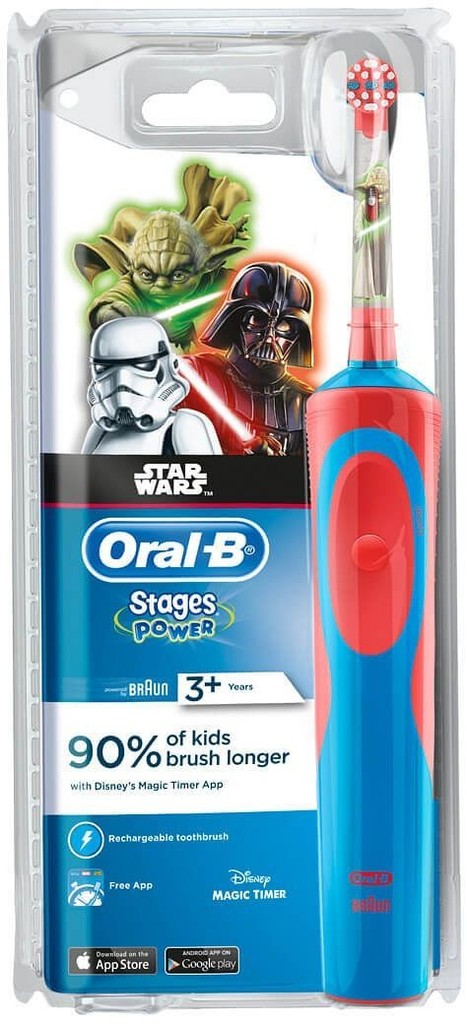 Oral-B Vitality Stages Power Kids D12 Star Wars od 449 Kč - Heureka.cz