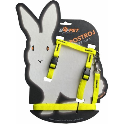 Bafpet Set KRÁLÍK kšír + vodítko Žlutá 24-37cm 20411N – Zboží Dáma