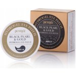 Petitfée Black Pearl & Gold Hydrogel Eye Patch oční polštářky s černou perlou a zlatem 60 ks – Zboží Mobilmania