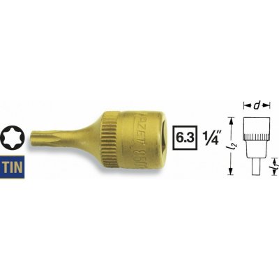 Bit Adaptér 1/4" T40 x 28 mm HAZET – Zboží Mobilmania