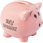 Albi Prasátko pro radost pokladnička Skvělé kamarádce 6 x 7,5 cm – Zboží Dáma