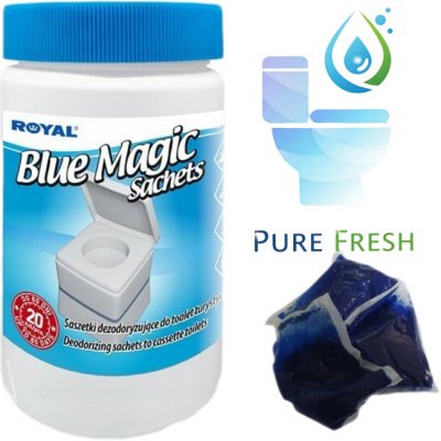 ROYAL Blue Magic Aut Sachets PURE FRESH 20 ks – Zboží Dáma