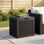 zahrada-XL box černý 55,5 x 43 x 53 cm polypropylen – Hledejceny.cz