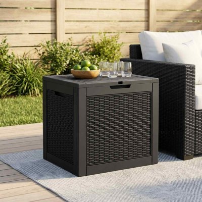 zahrada-XL box černý 55,5 x 43 x 53 cm polypropylen – Hledejceny.cz