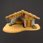 Amadea Dřevěný betlém bez figurek 50 cm – Zboží Mobilmania