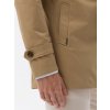 Pánský kabát Ombre Clothing pánský kabát světle hnědý
