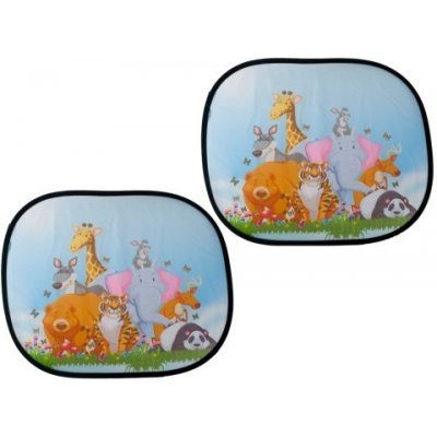 Stínítka do auta TopQ Slon zvířátka 2 ks | Zboží Auto