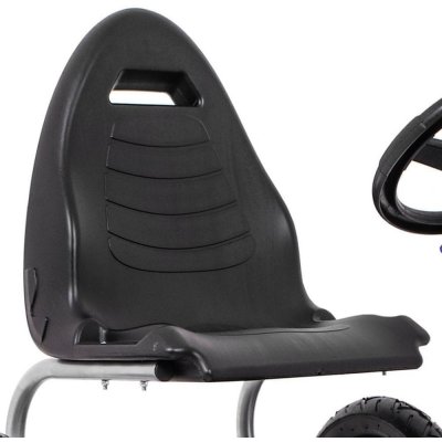 Mamido šlapací motokára s nafukovacími koly Ahead AIR modrá – Sleviste.cz