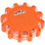 LED výstražné světlo 12 + 3LED na 3x baterii AAA, oranžové WL-H01ORAAAA – Sleviste.cz