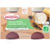 Dětský dezert a pudink BABYBIO ovesné mléko-banán-borůvky 6m+ 2x130g