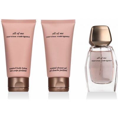 Narciso Rodriguez all of me EDP 50 ml + jemný sprchový gel 50 ml + jemné tělové mléko 50 ml – Zboží Dáma