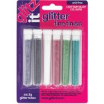 WEST DESIGN Třpytky sada jemné barvy (6ks) – Sleviste.cz