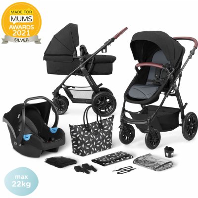 Kinderkraft kombinovaný Moov 3v1 Black 2020 – Zboží Mobilmania