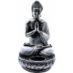 Ancient Wisdom - Svícen na čajovou svíčku - Buddha - bílý, 22 x 12,5 x 11 cm – Zboží Mobilmania