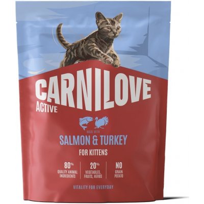 Carnilove Active Kittens Salmon and Turkey 0,4 kg – Hledejceny.cz