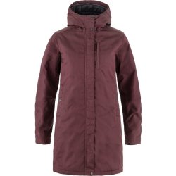 Fjallraven Kiruna Padded Parka W Port červená