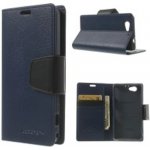 MobilMajak Sony Z1 mini modro knížkové SONATA černé – Zboží Mobilmania